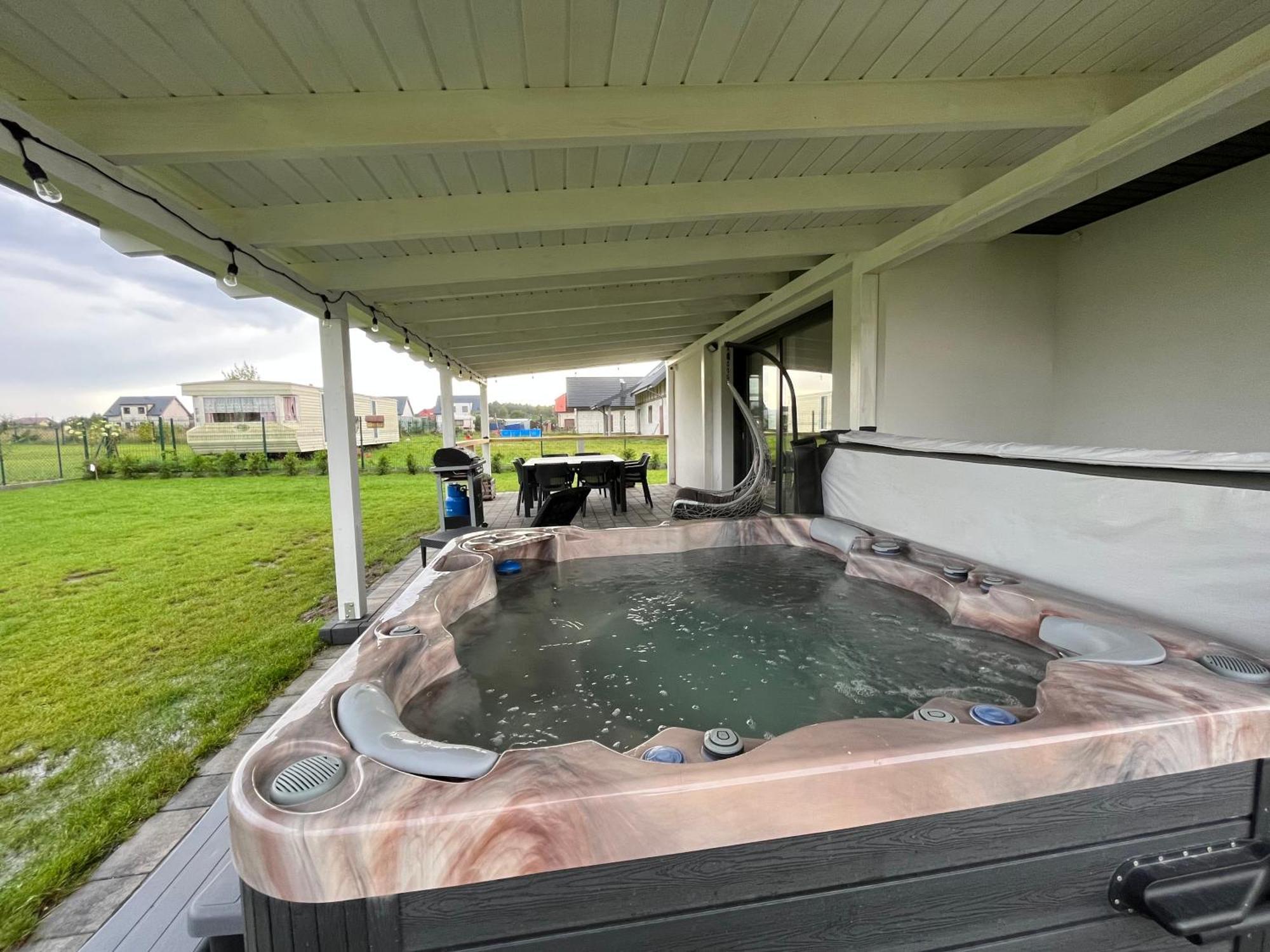 Villa Dom Nad Morzem Z Jacuzzi 10 Osob Morze Przygod Mieroszyno Exterior foto