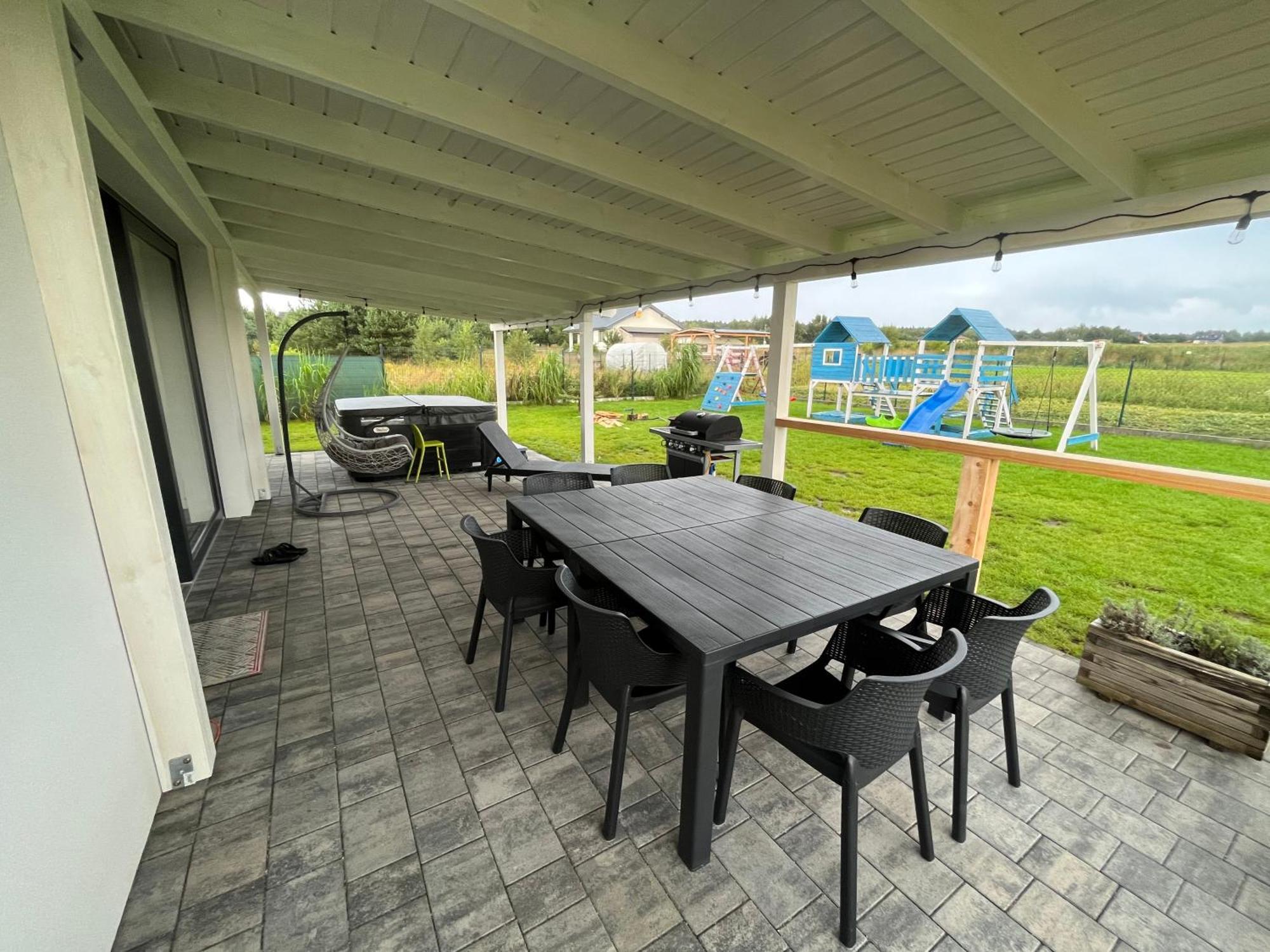 Villa Dom Nad Morzem Z Jacuzzi 10 Osob Morze Przygod Mieroszyno Exterior foto